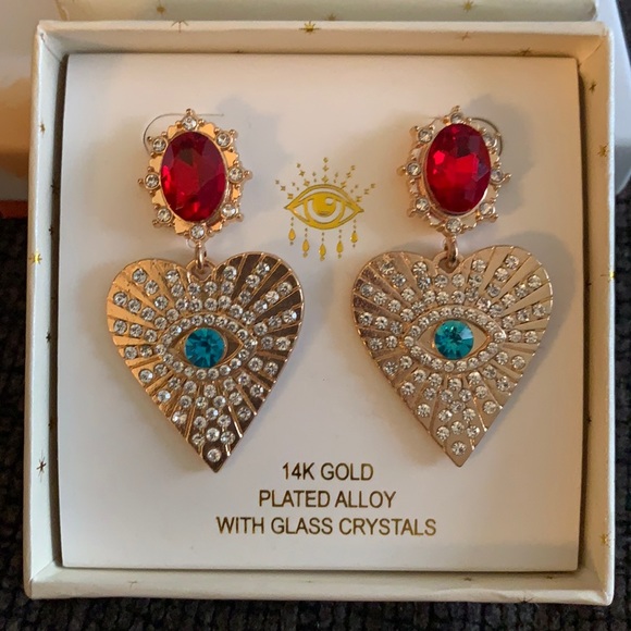 eye candy Jewelry - Eye Candy-Evil Eye earrings,New